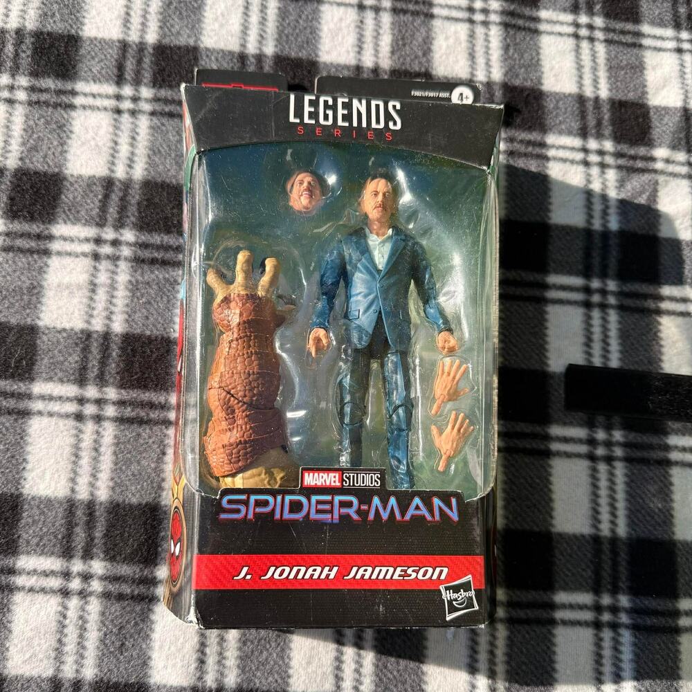 Marvel Legends J. Jonah Jameson Spider-Man No Way Home Armadillo BAF Figure New